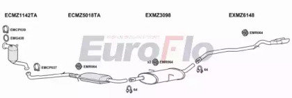 Система выпуска ОГ EuroFlo MZB1820D 6001G